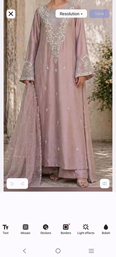 this dress is just for sale and ready to wear