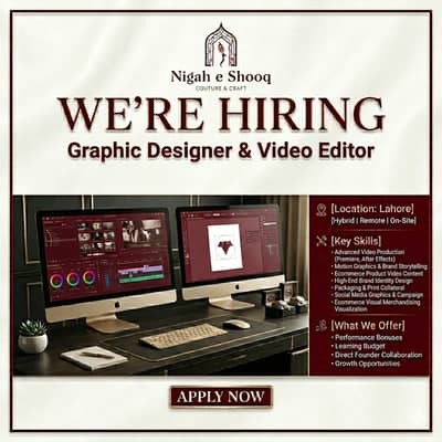 Graphic Designer & Video Editor