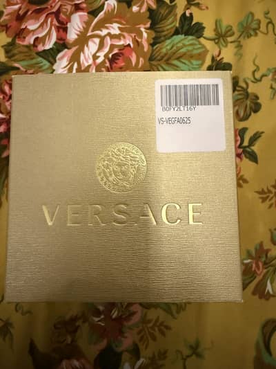 VERSACE MINI VANITY VEGFA0625 SWISS MADE GREEN DIAL STAINLESS STEEL