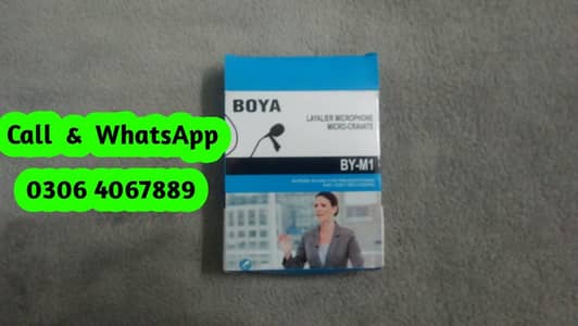 boya mic for all kind of voice recording