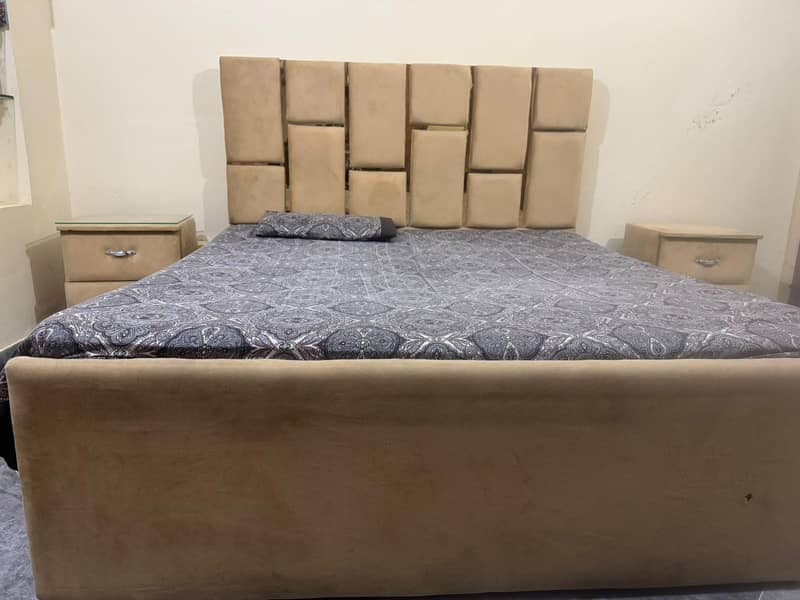 bed with side tables 1