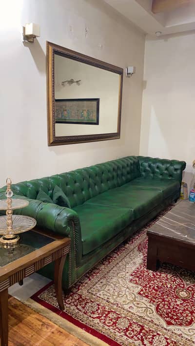 7 seater sofa emerald green colour
