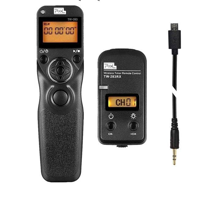 wireless shutter release timer remote control tw283-90 compatible fuji 5