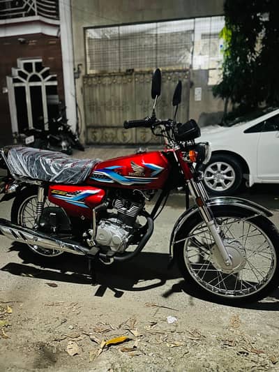Honda CG 125 | Red Color Bike | 3500 Use Only | New Bike Only Call