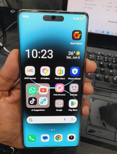 ite s25 ultral egde disply mobile 8+8 and 256gb under disply finger