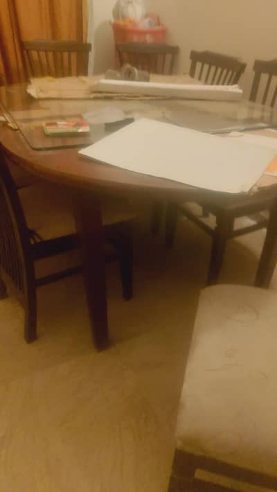 solid wood dining table
