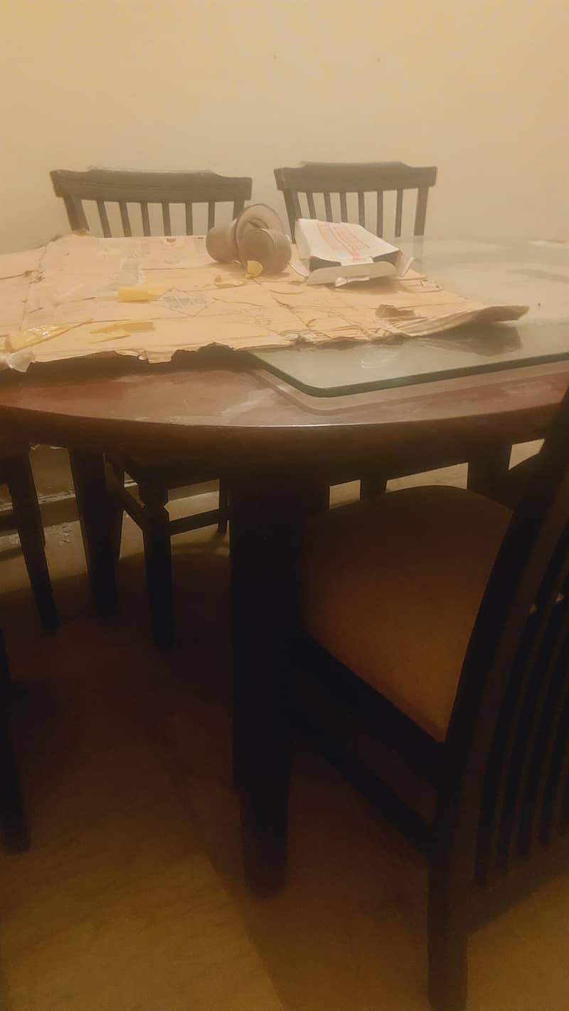 solid wood dining table 1