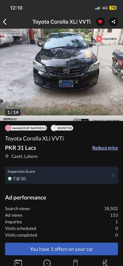 Toyota Corolla XLI> GLI 8/10