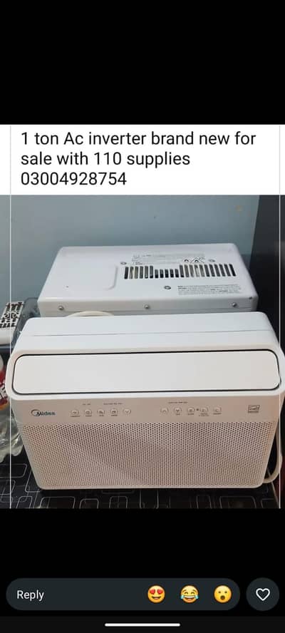 1 ton inverter window AC Midea company