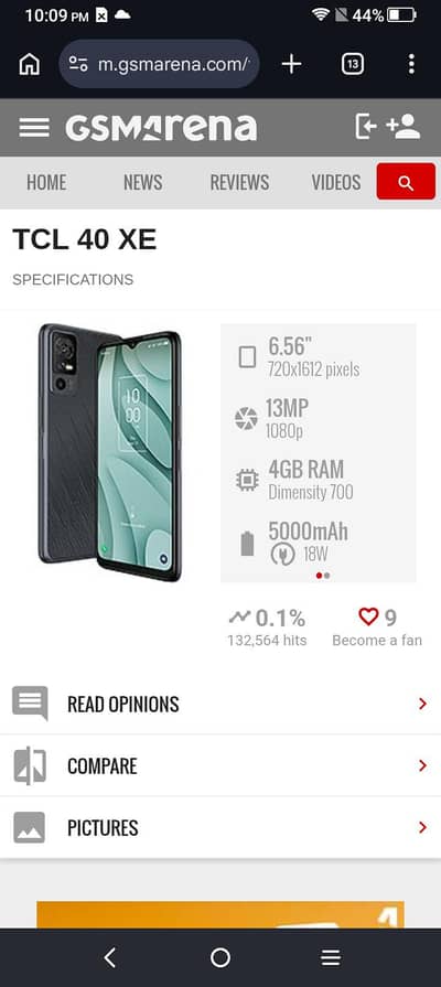 TCL 40 5G 4+4gb 64gb