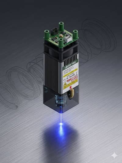 LaserTree 5W Laser Module for CNC/Laser Engraver – Excellent Condition
