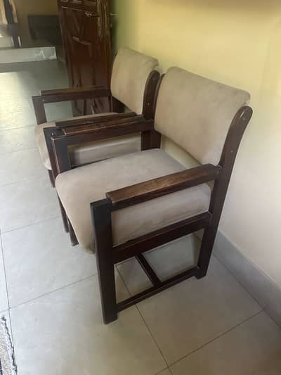 2 Wood chairs set, Woodco Company