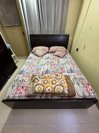 bedroom set with 2door cupboard and medicated mattress