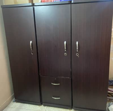 Wardrobes wooden 3 doors