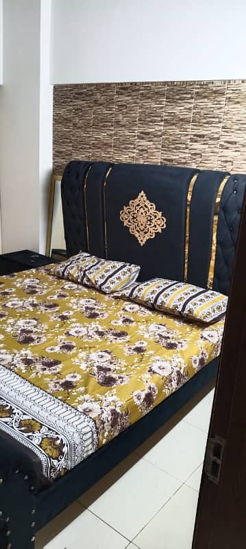 602 sq ft 1 bed furnished apartment Defence Residency DHA Phase 2 Islamabad for rent