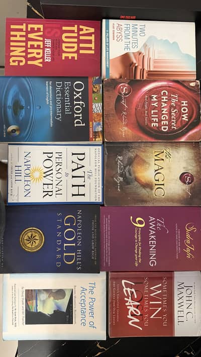 Self help + Biography books