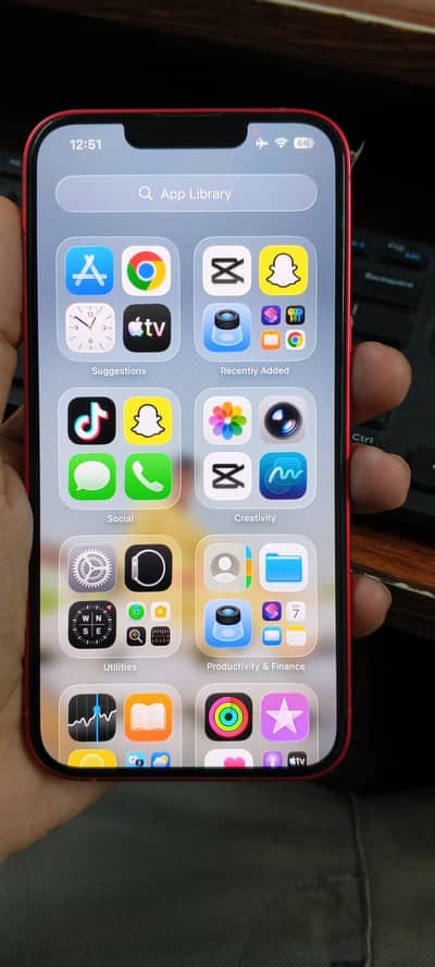 AiPhone 14 RED 128Gb battery health 85% total original 10/10