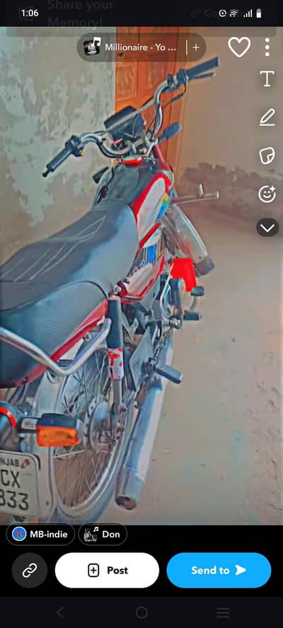 CD 70 bike for sale