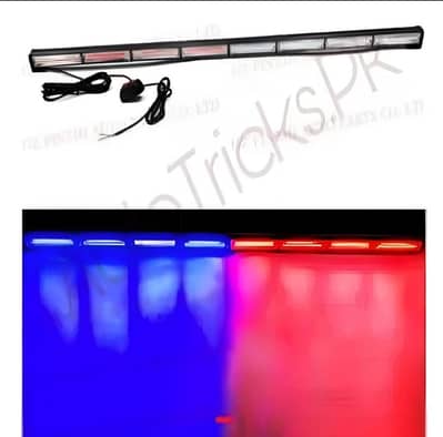 Car Dashboard police Bar light -8 stepper