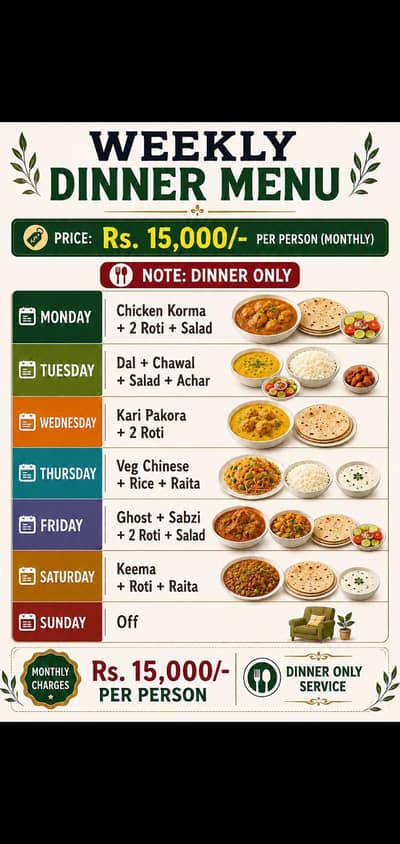 homemade hygienic  food services available