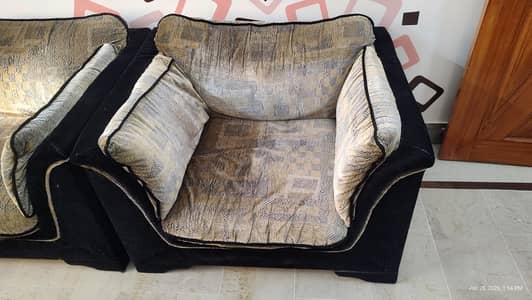 Urgent Sale ( Shifting )   Used 6-Seater Sofa Set – Good Condition