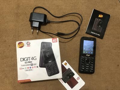 jazz digit 4g E2 Pro with box and charger 10/10 dualpta approved