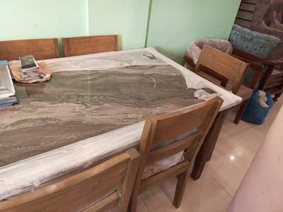 6 chairs dining set