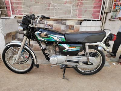 Honda cg 125 2023 Karachi no