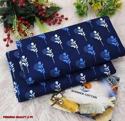 Lawn cotton 2pc printed suit