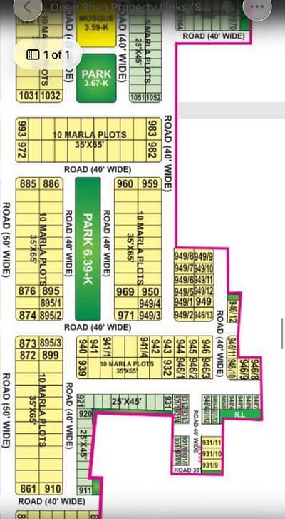 INVESTOR PRICE 10 MARLA PLOT TAUHEED BLOCK