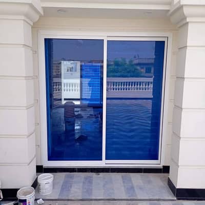 Aluminum Sliding windows 12mm Glass  Cabin Repairing Works