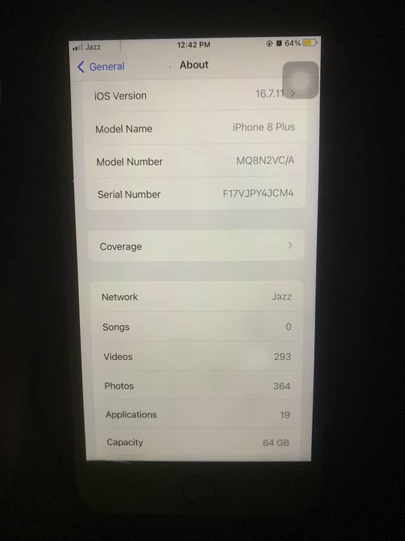 Iphone 8plus pta approved 4