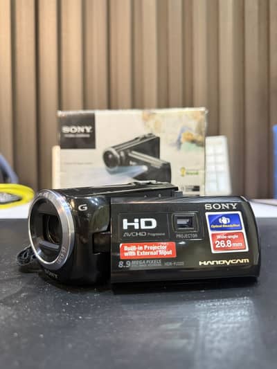 Sony handy cam with projector available for urgent sale