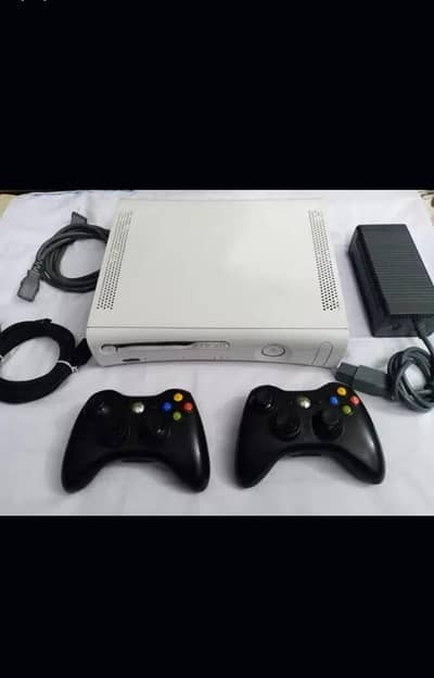 Xbox 360 with 220 games.