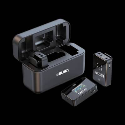 Bluks BX-222 Dual Mic With Handheld Stick & ENC