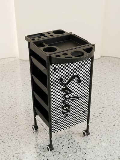 Beauty Salon Service Trolley organizer with tool Holders