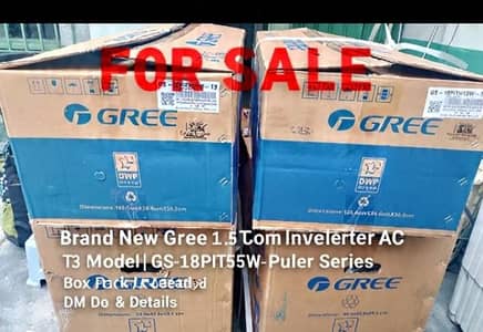 Brand new Ac invertor Gree 1.5 ton . . box packed