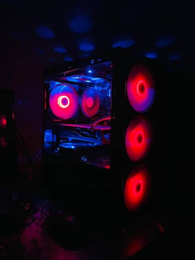 1st player X2 RGB GLASS CASE