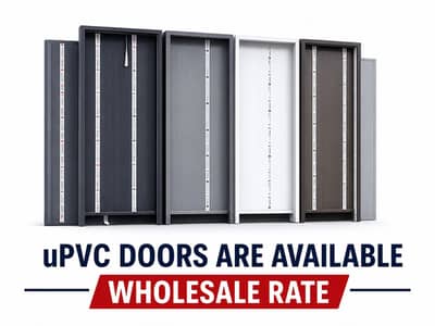 uPVC Door, Bathroom Door, Waterproof Door, Plastic Door, Door Frame,
