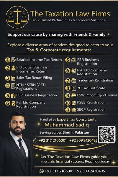 income and sales tax return fillings services
