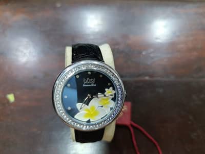 Beautiful Burgi Stainless steel Stone Studded watch in 8000 only