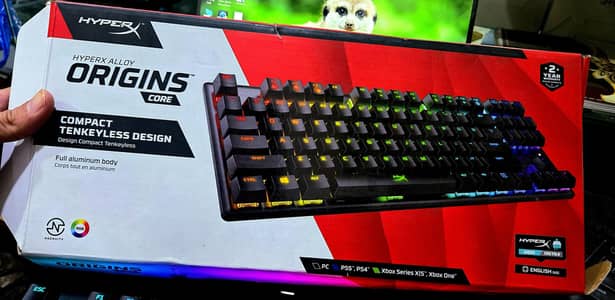 HyperX origin core gaming keyboard