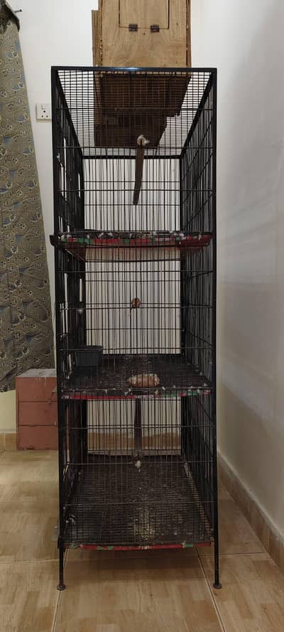 3 portion Iron cage