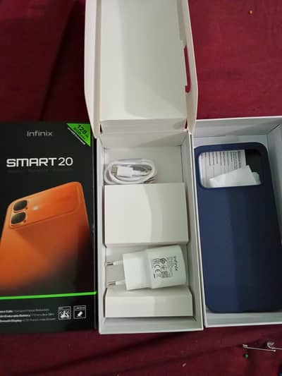 Infinix smart 20 blue color (4-128) 3 days Use just
