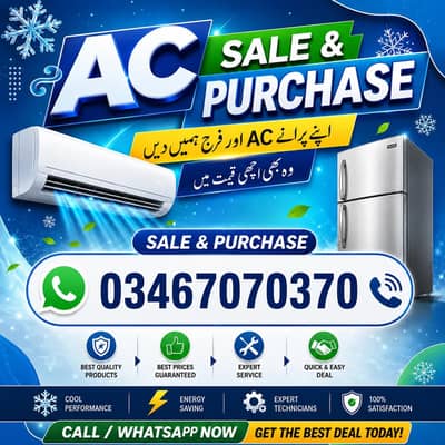 Ac sale purchase / we buy all type ac / scrap ac/ dead ac / best rate