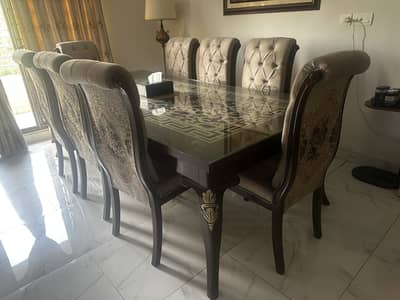 8 seater dining table
