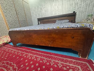 shesham wood king size bed