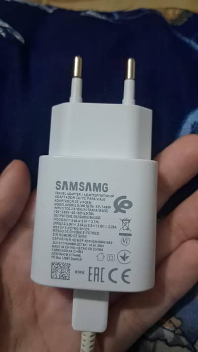 Samsung 25 watt orginal adopter 03448502692