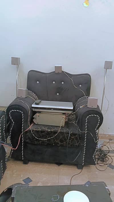 Original JVC 5.1 Home Theater System XV-THP3 Complete setup with stand