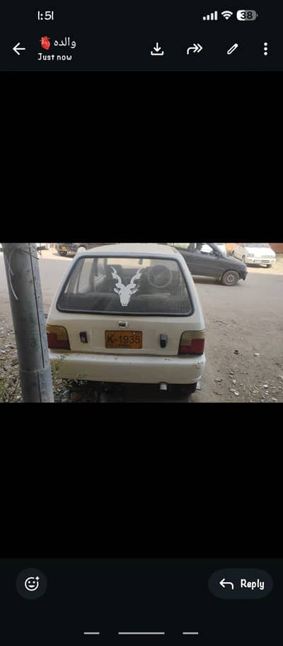 Suzuki 89 mehran  03116238004